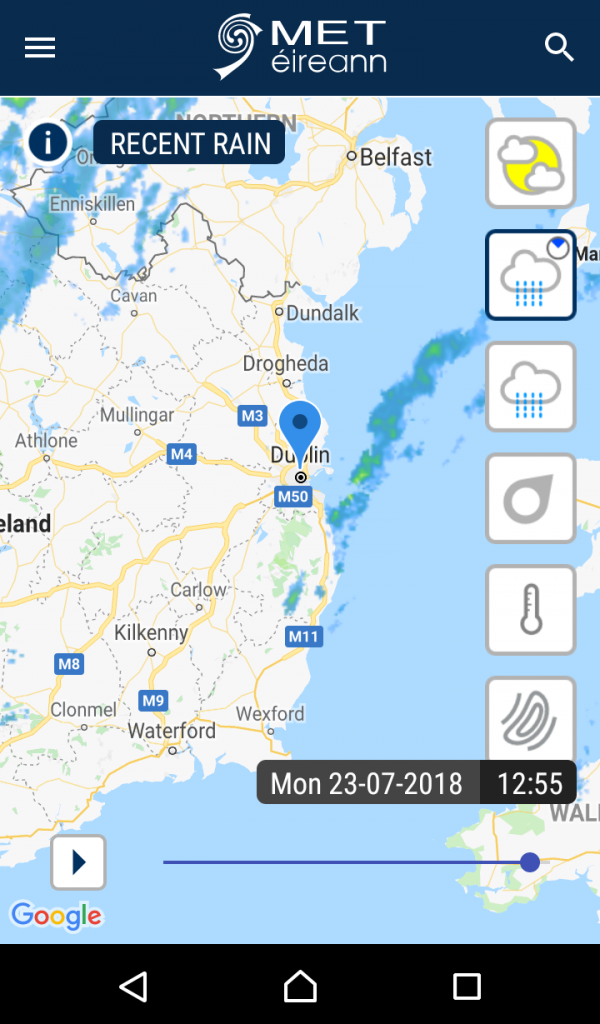 Website App Help Met Éireann The Irish Meteorological Service