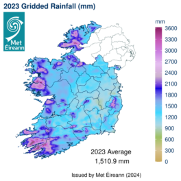 2023 confirmed as Ireland’s wettest year on record