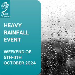 UPDATE ON THE HEAVY RAINFALL EVENT FORECAST FOR THE WEEKEND OF 5TH-6TH OCTOBER  