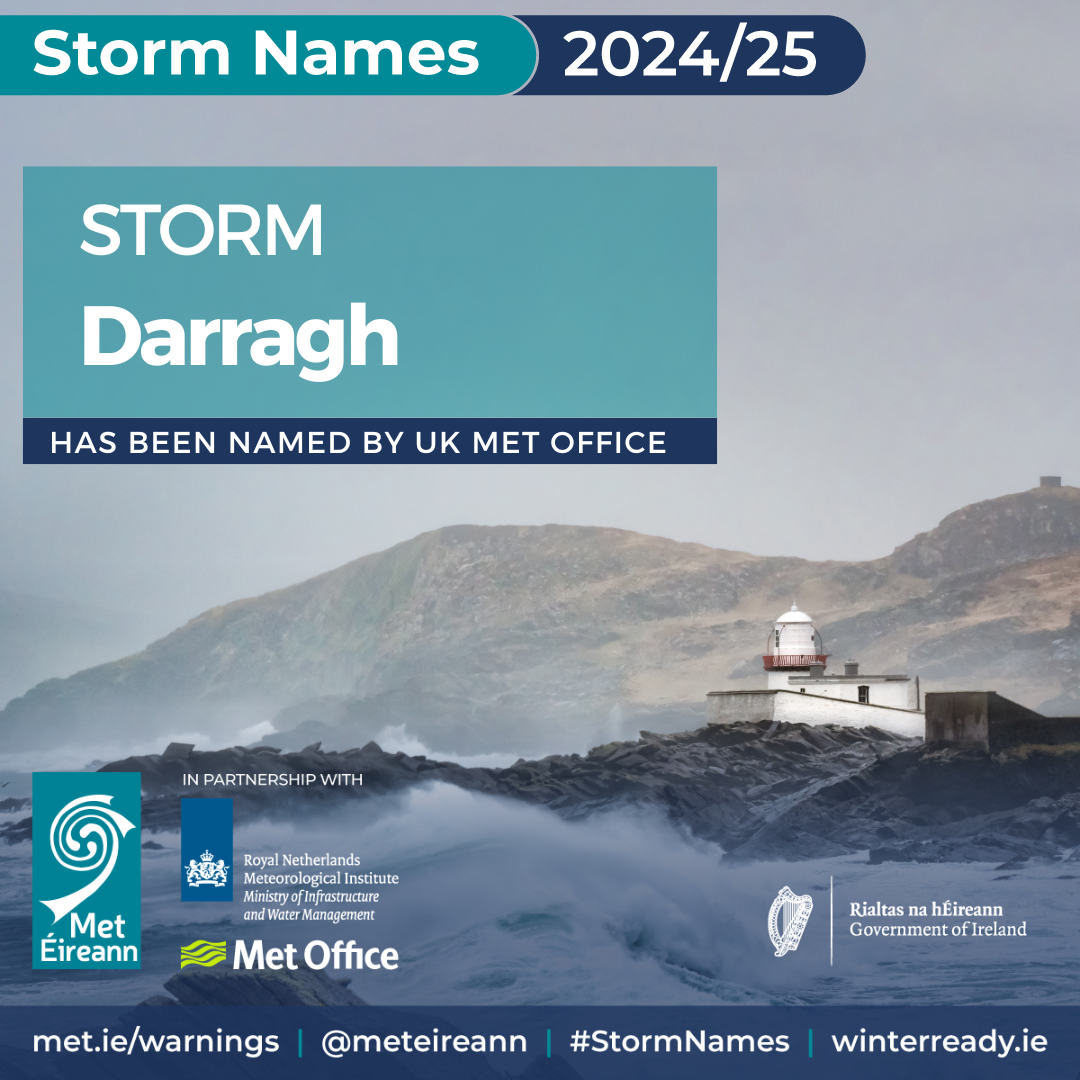 Storm Darragh Has Been Named (6th – 7th December 2024) - Met Éireann ...