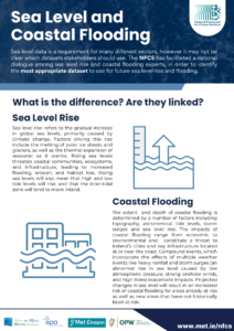 Sea Level and Coastal Flooding Guidance document