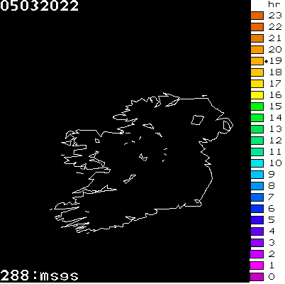 Lightning Report for Ireland on Saturday 05 March 2022