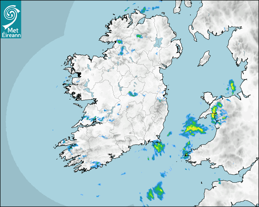 Met Eireann Rainfall Radar