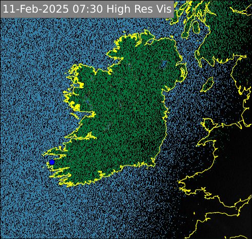 Satellite imagery at 07:30