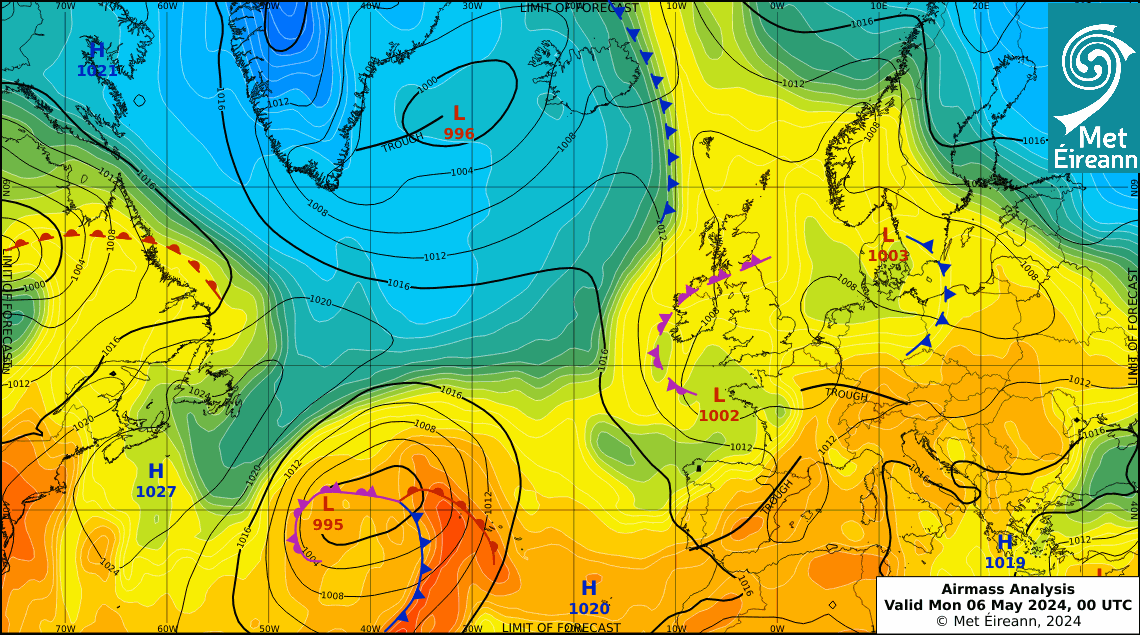 Surface Analysis Chart - Met Éireann - The Irish Meteorological Service